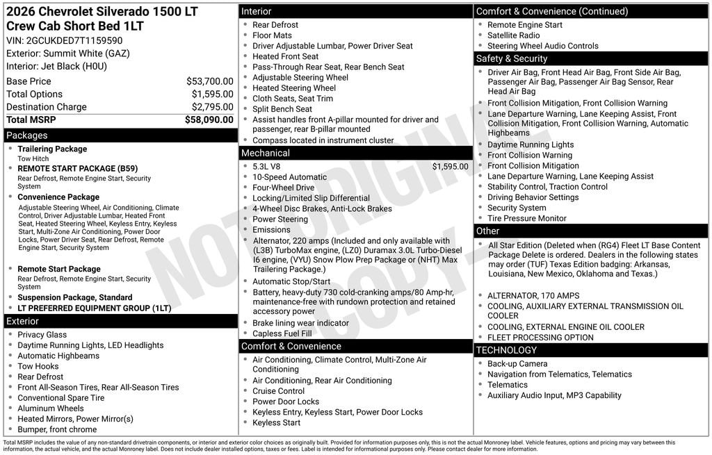 chevrolet silverado 1500 2026 2GCUKDED7T1159590 image chevrolet silverado 1500 2026 2GCUKDED7T1159590 image